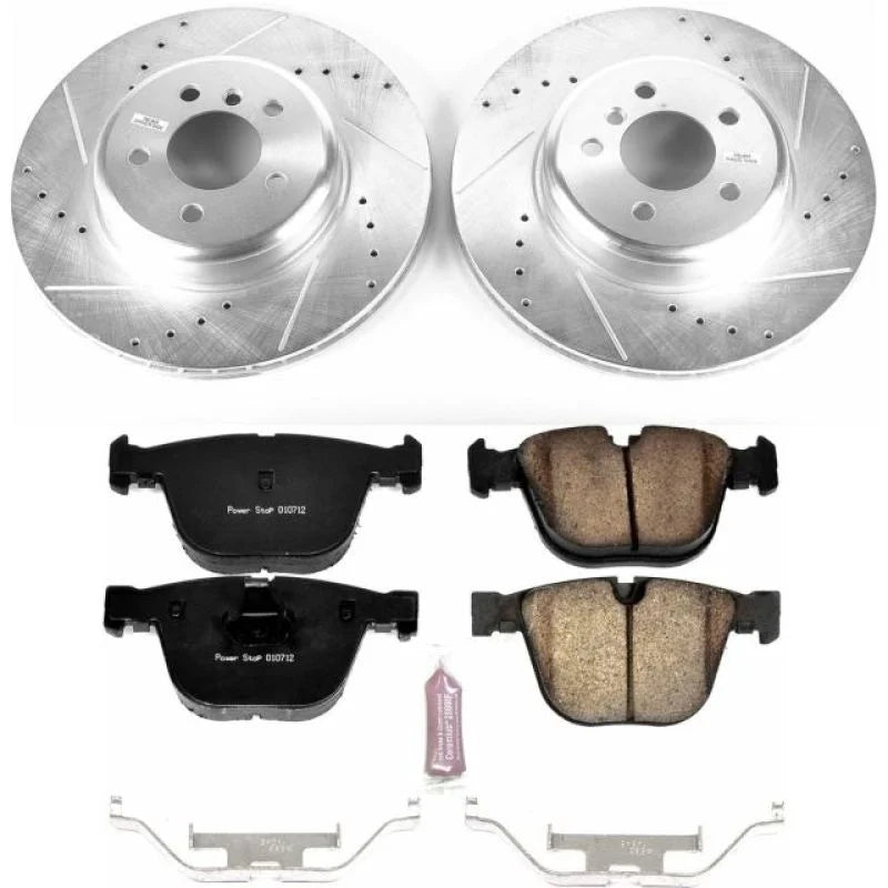 PowerStop Rear Z23 Evolution Sport Brake Kit fits 2015 BMW 740LD Xdrive / 2011-2015 BMW 740LI / 2013-2015 BMW 740LI Xdrive...