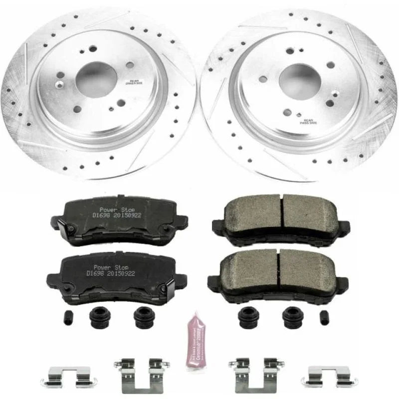 PowerStop Rear Z23 Evolution Sport Brake Kit fits 2015-2020 Acura Tlx - Main Product View