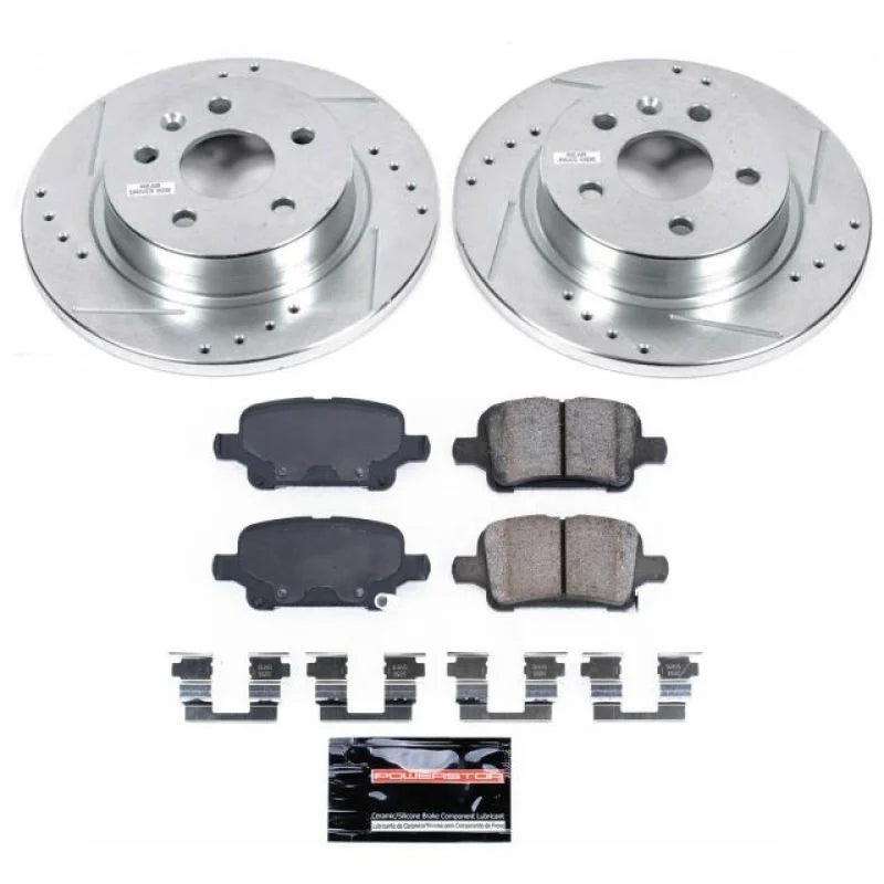 PowerStop Rear Z23 Evolution Sport Brake Kit fits 2016 Chevrolet Cruze L - Main Product View
