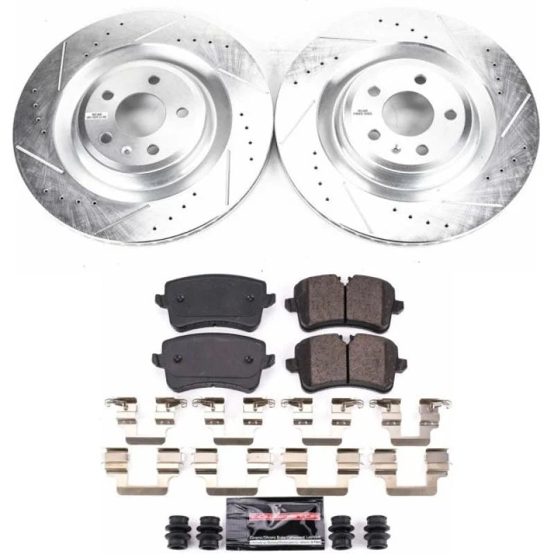 PowerStop Rear Z23 Evolution Sport Brake Kit fits 2016-2018 Audi A7 Quattro / 2013-2018 Audi S6 / 2013-2018 Audi S7 / 2013...