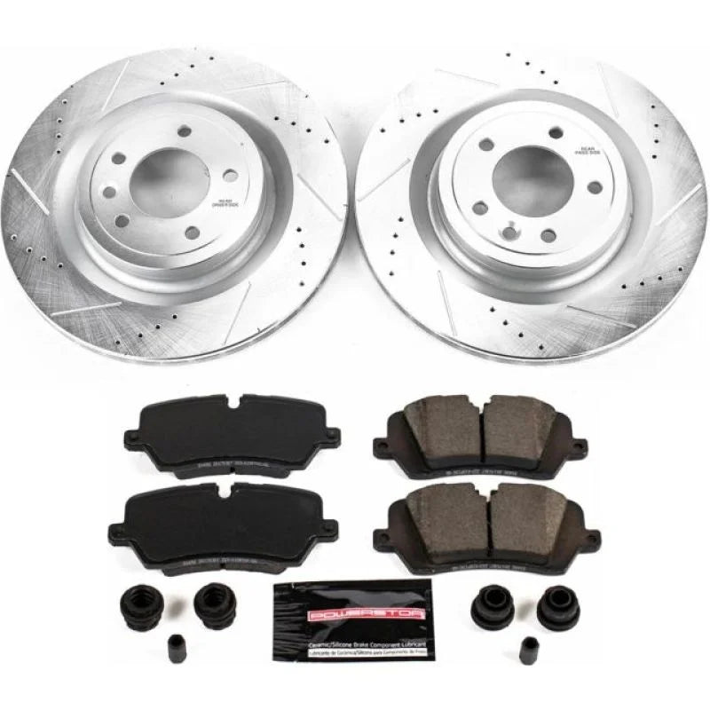 PowerStop Rear Z23 Evolution Sport Brake Kit fits 2017 Land Rover Discovery / 2014-2017 Land Rover Range Rover / 2014-2017...