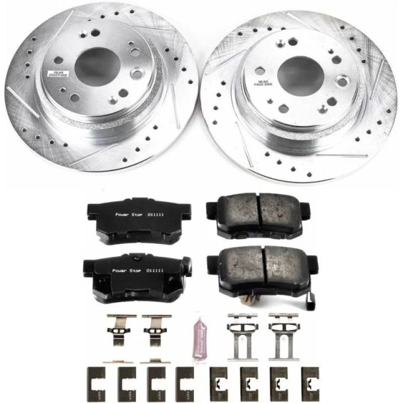 PowerStop Rear Z23 Evolution Sport Brake Kit fits Acura RL / 2002-2004 Acura RL Premium - Main Product View