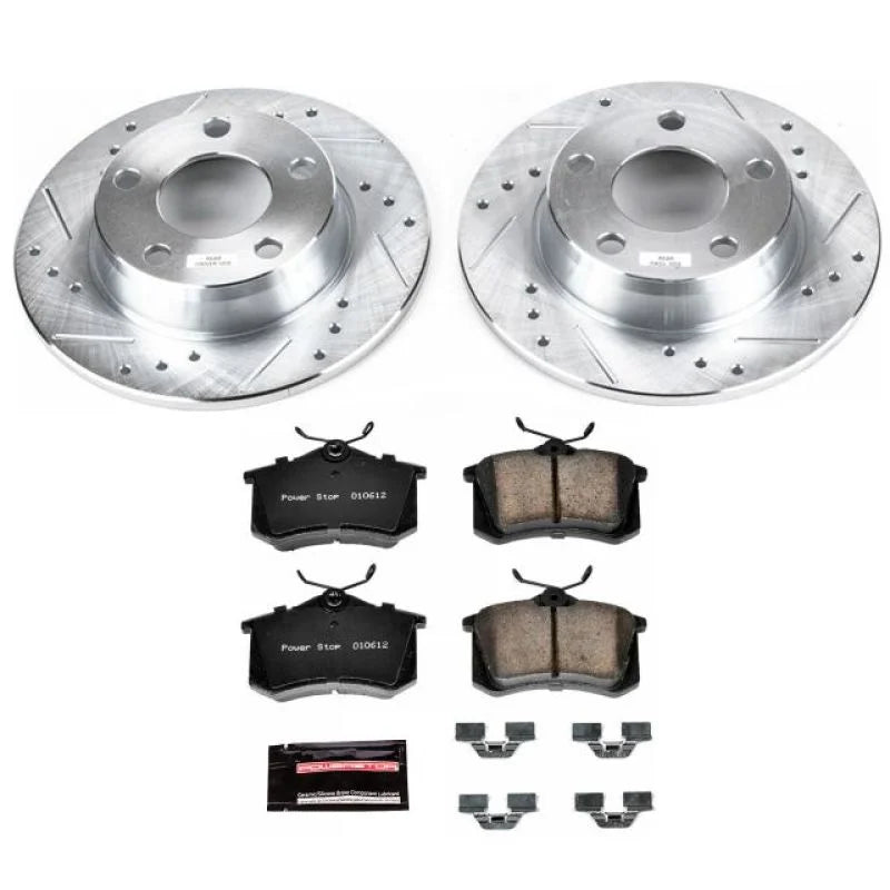 PowerStop Rear Z23 Evolution Sport Brake Kit fits Audi Allroad / 2001-2005 Audi Allroad Quattro - Main Product View
