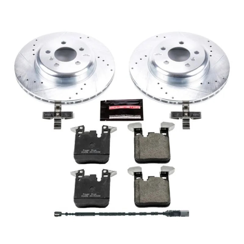 PowerStop Rear Z23 Evolution Sport Brake Kit fits BMW 320I / 2016-2018 BMW 320I xDrive / 2014 BMW 328D xDrive / 2016 BMW 3...
