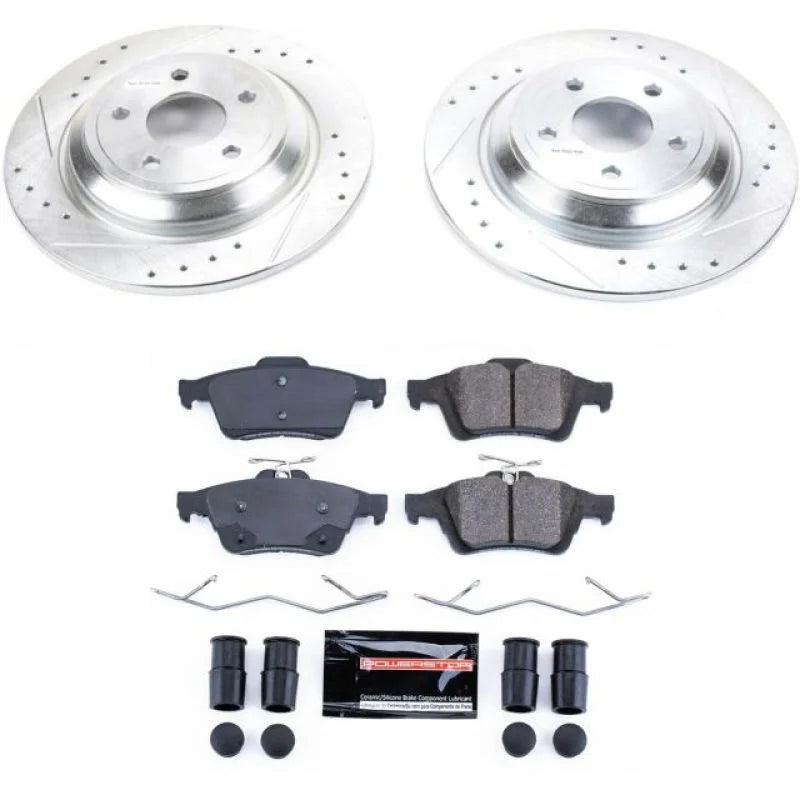 PowerStop Rear Z23 Evolution Sport Brake Kit fits Ford Focus / 2016-2018 Ford Focus RS - Main Product View