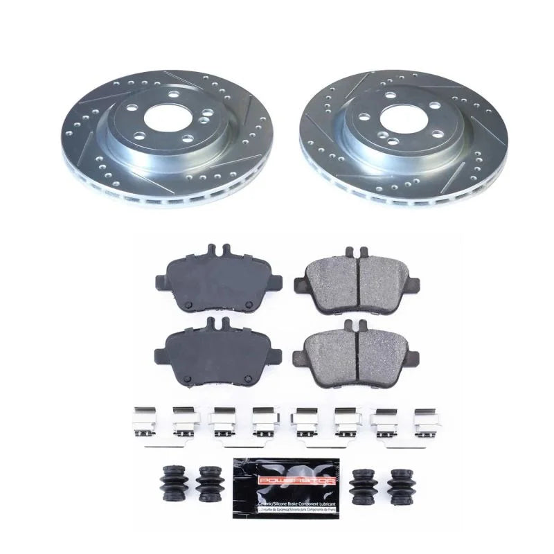 PowerStop Rear Z23 Evolution Sport Brake Kit fits Mercedes-Benz CLA250 / 2014-2019 Mercedes-Benz CLA250 4MATIC