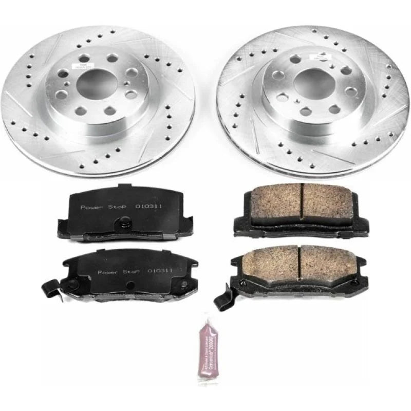 PowerStop Rear Z23 Evolution Sport Brake Kit fits Toyota MR2 / 2000-2005 Toyota MR2 Spyder - Main Product View