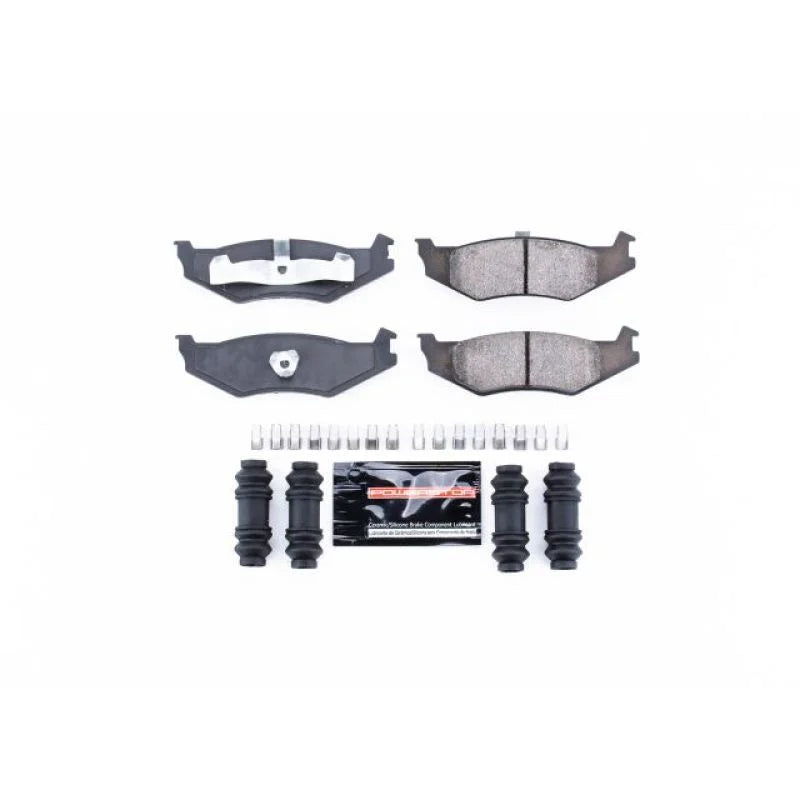 PowerStop Rear Z23 Evolution Sport Brake Pads w/Hardware fits 1987-2010 Chrysler / Dodge / Eagle - Main Product View