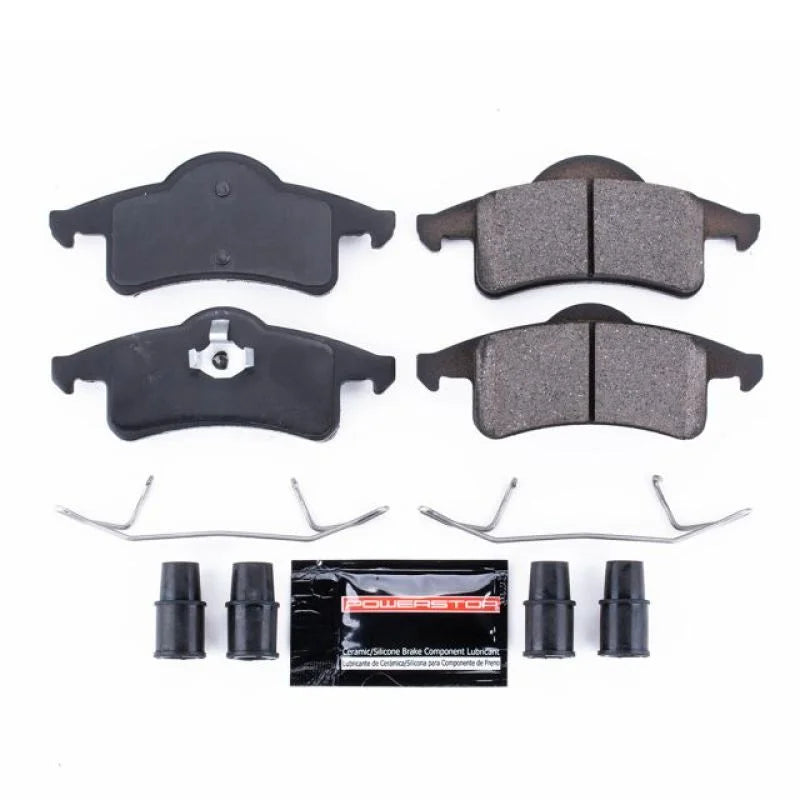 PowerStop Rear Z23 Evolution Sport Brake Pads w/Hardware fits 1999-2004 Jeep Grand Cherokee - Main Product View