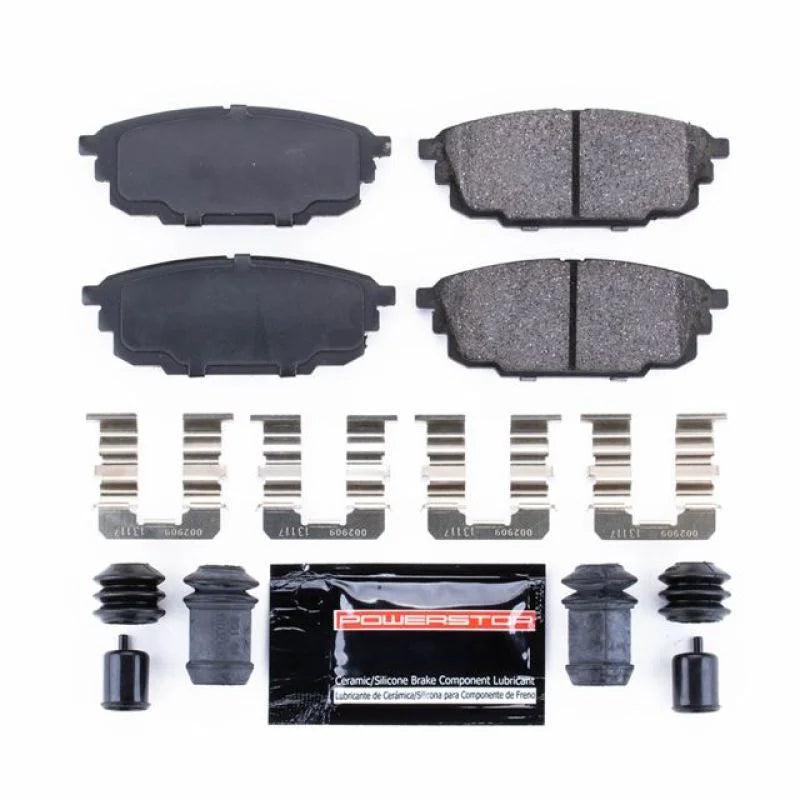 PowerStop Rear Z23 Evolution Sport Brake Pads w/Hardware fits 2001-2003 Mazda Protege / PROTEGE5 - Main Product View