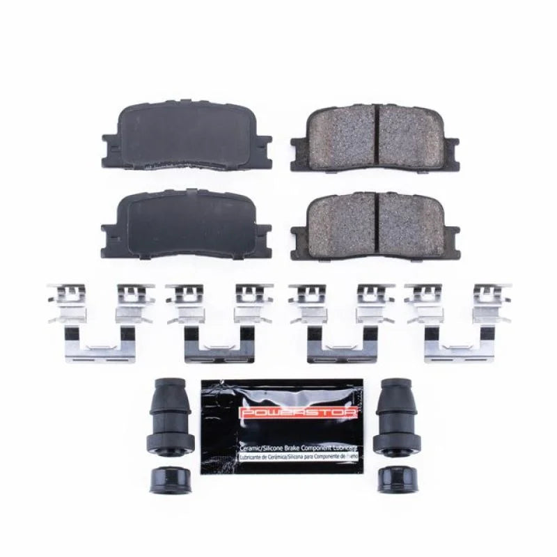 PowerStop Rear Z23 Evolution Sport Brake Pads w/Hardware fits 2002-2003 Lexus ES300 / 2004-2006 Lexus ES330 / 2002-2006 To...