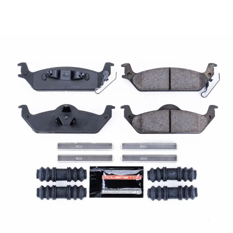 PowerStop Rear Z23 Evolution Sport Brake Pads w/Hardware fits 2003-2004 Dodge Dakota - Main Product View