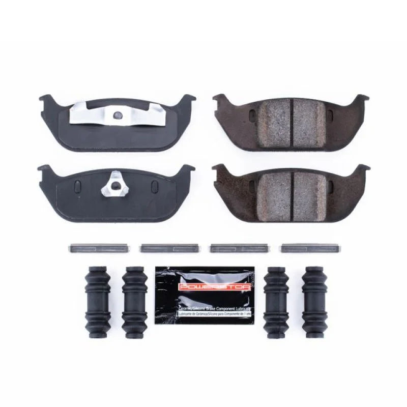 PowerStop Rear Z23 Evolution Sport Brake Pads w/Hardware fits 2003-2005 Lincoln Aviator - Main Product View
