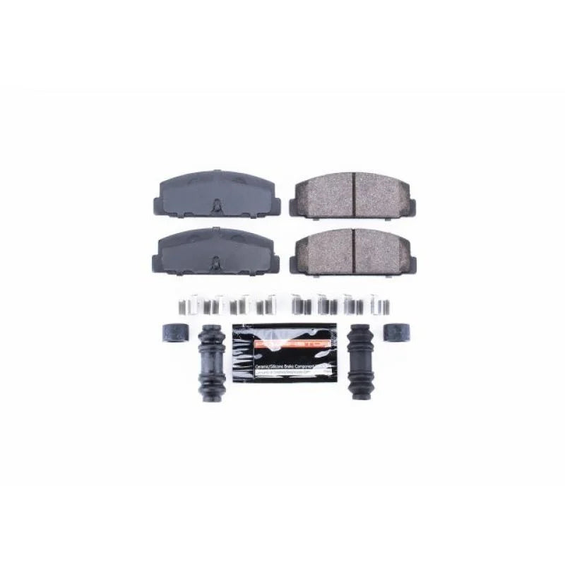 PowerStop Rear Z23 Evolution Sport Brake Pads w/Hardware fits 2003-2005 Mazda 6 / 2003 Mazda Protege / 1984-1991 1993-1995...