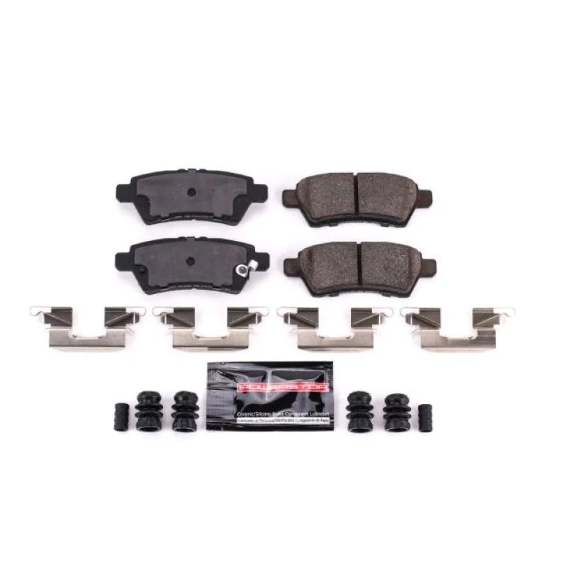 PowerStop Rear Z23 Evolution Sport Brake Pads w/Hardware fits 2005-2012 Nissan Pathfinder - Main Product View