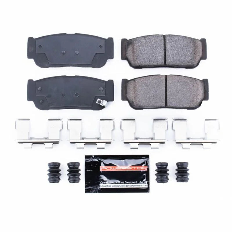 PowerStop Rear Z23 Evolution Sport Brake Pads w/Hardware fits 2007 Hyundai Entourage Gls / 2006 Kia Sedona EX / 2007-2009 ...