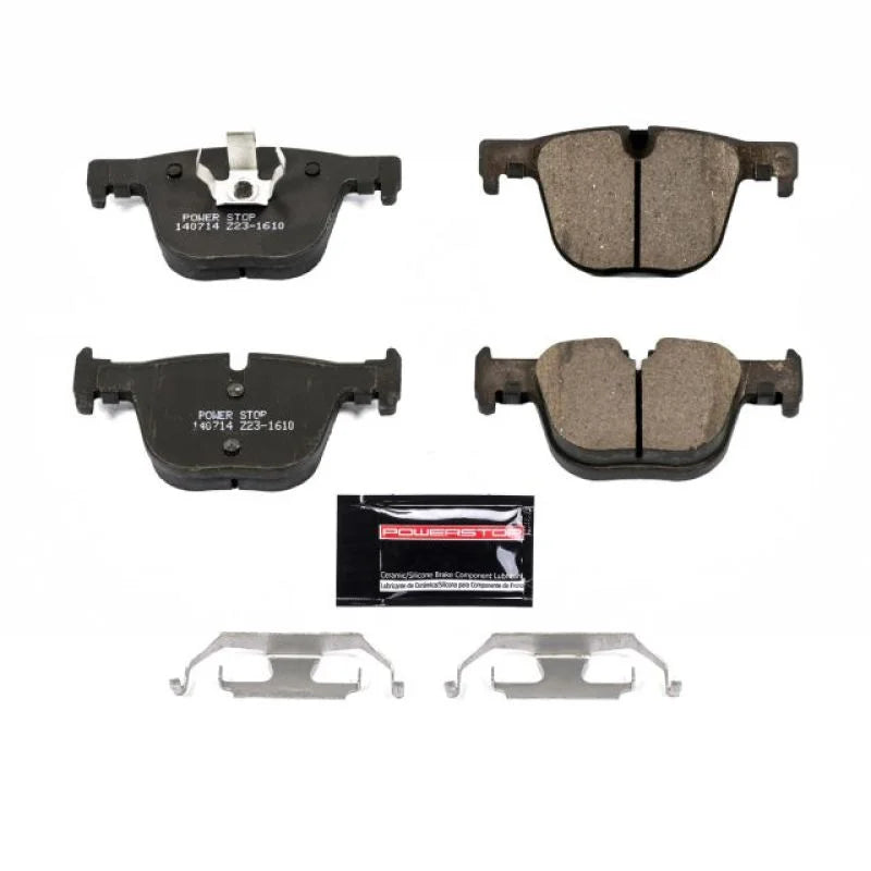 PowerStop Rear Z23 Evolution Sport Brake Pads w/Hardware fits 2016 BMW 328I / 2015-2016 BMW 328I Xdrive / 2017-2018 BMW 33...