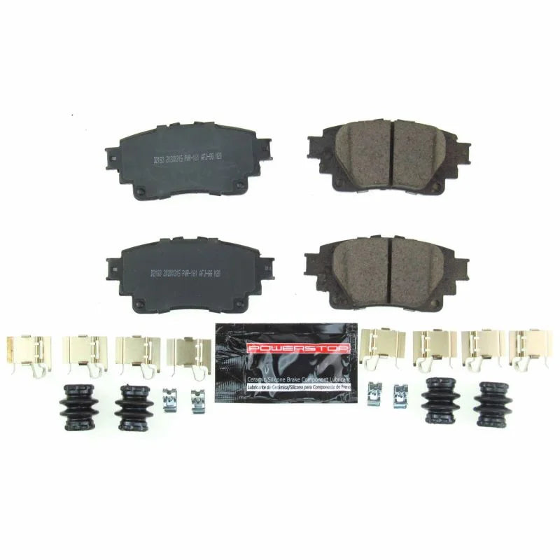 PowerStop Rear Z23 Evolution Sport Brake Pads w/Hardware fits 2019-2025 Toyota Corolla - Main Product View