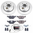 Load image into Gallery viewer, PowerStop Rear Z23 Evolution Sport Coated Brake Kit fits 2000 BMW 323CI / 1999-2000 BMW 323I - Main Product View