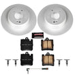 Load image into Gallery viewer, PowerStop Rear Z23 Evolution Sport Coated Brake Kit fits 2000-2003 Mercedes-Benz CLK430 - Main Product View