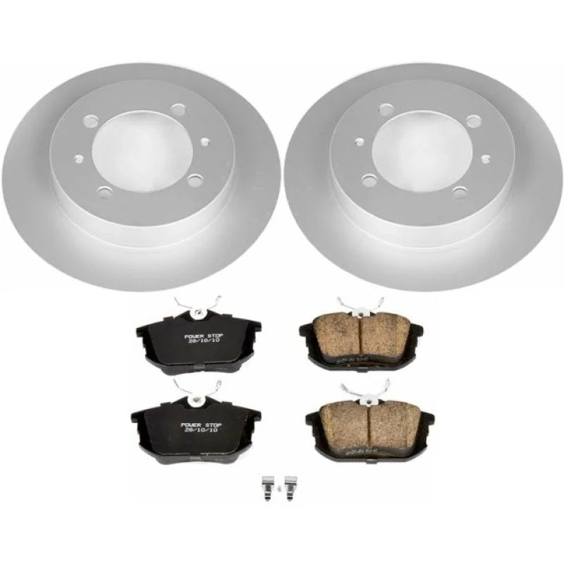 PowerStop Rear Z23 Evolution Sport Coated Brake Kit fits 2000-2004 Volvo S40 / V40 - Main Product View