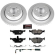 Load image into Gallery viewer, PowerStop Rear Z23 Evolution Sport Coated Brake Kit fits 2001-2003 BMW 525I / 1999-2000 BMW 528I / 1999-2003 BMW 540I - Ma...