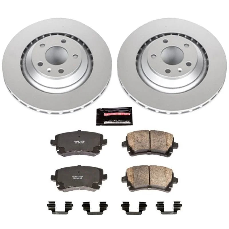 PowerStop Rear Z23 Evolution Sport Coated Brake Kit fits 2005-2011 Audi A6 / A6 Quattro - Main Product View