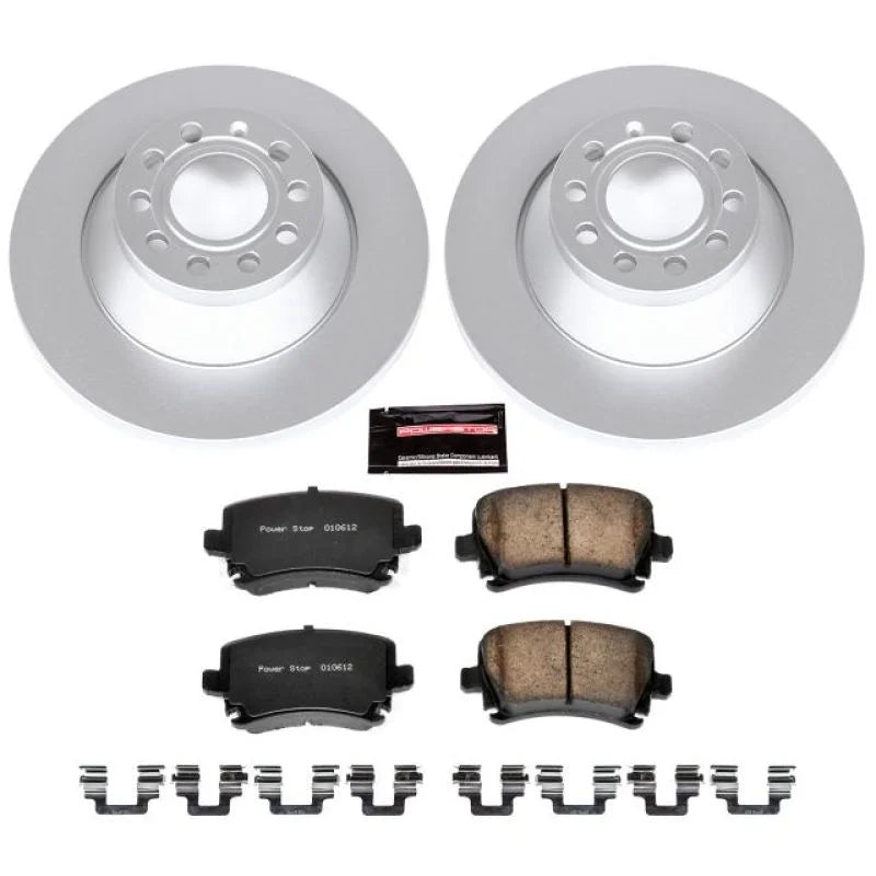 PowerStop Rear Z23 Evolution Sport Coated Brake Kit fits 2005-2011 Audi A6 / A6 Quattro - Main Product View