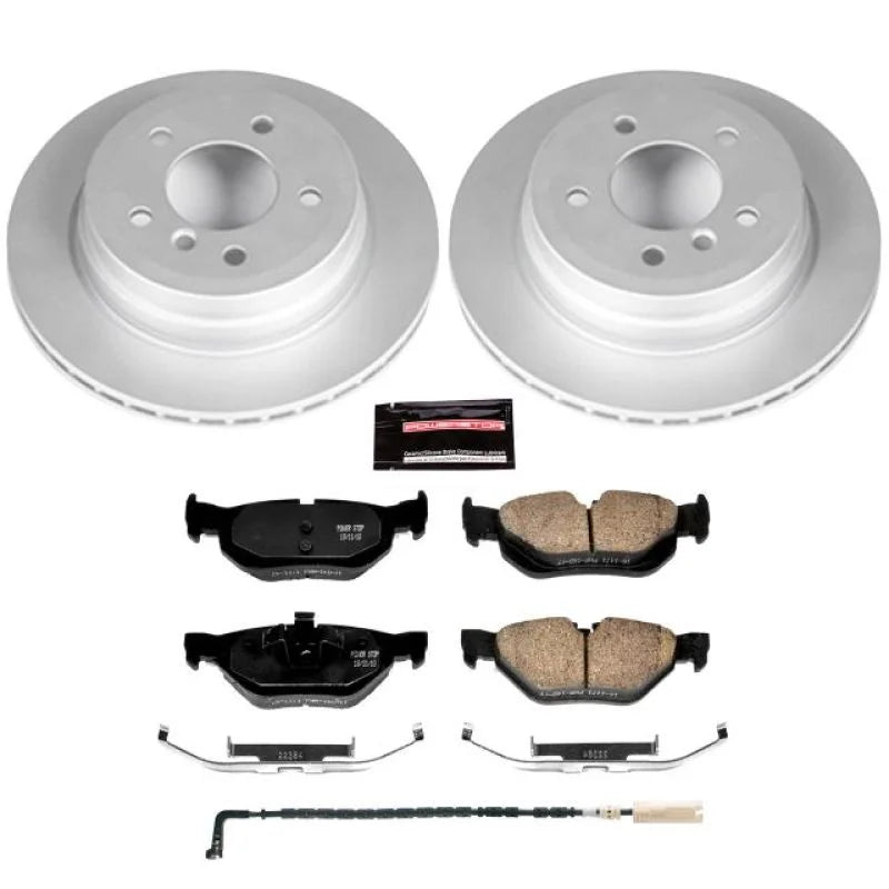 PowerStop Rear Z23 Evolution Sport Coated Brake Kit fits 2006 BMW 325XI - Main Product View