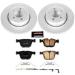Load image into Gallery viewer, PowerStop Rear Z23 Evolution Sport Coated Brake Kit fits 2006-2008 BMW 750LI / 2006-2008 BMW 750I / 2005-2008 BMW 760LI / ...