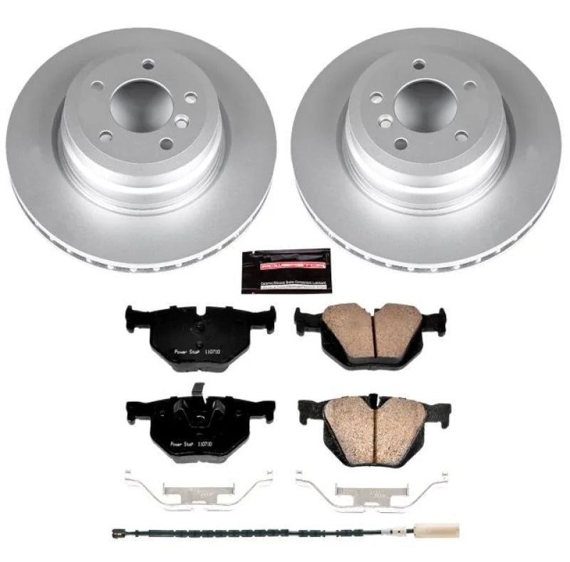 PowerStop Rear Z23 Evolution Sport Coated Brake Kit fits 2011 BMW 335D / 2011-2013 BMW 335I / 2011-2013 BMW 335I xDrive / ...
