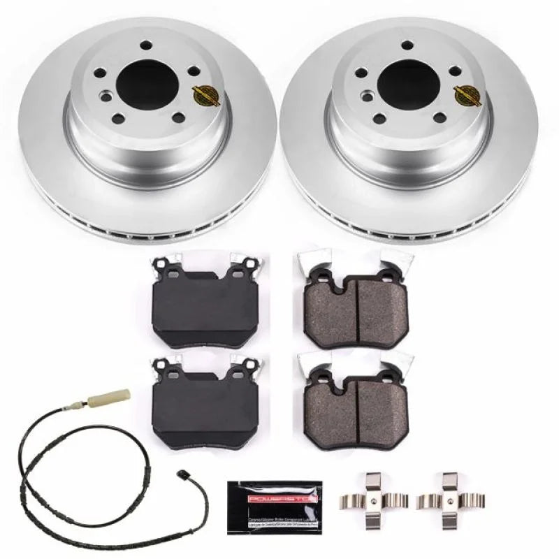 PowerStop Rear Z23 Evolution Sport Coated Brake Kit fits 2011-2013 BMW 135I / 2013 BMW 135IS - Main Product View