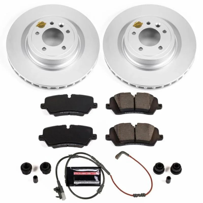 PowerStop Rear Z23 Evolution Sport Coated Brake Kit fits 2017 Land Rover Discovery / 2014-2017 Land Rover Range Rover / 20...