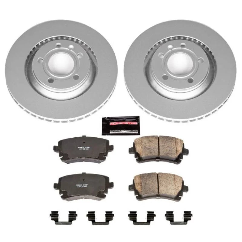 PowerStop Rear Z23 Evolution Sport Coated Brake Kit fits Audi S4 / 2004-2008 Audi S4 Avant / 2004-2009 Audi S4 Cabriolet - Main Product Vie...