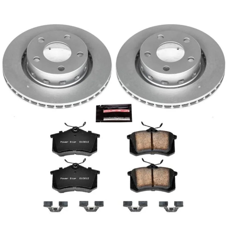 PowerStop Rear Z23 Evolution Sport Coated Brake Kit fits Audi S6 / 2002-2003 Audi S6 Avant / 2002-2004 Volkswagen Passat W8