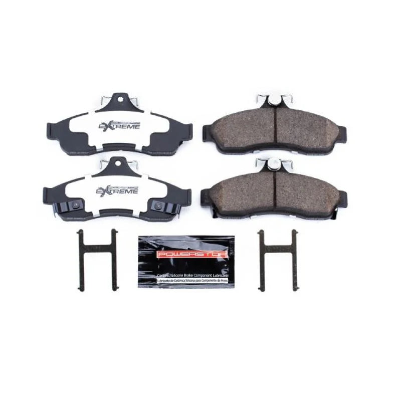 PowerStop Rear Z26 EXTREME Street Brake Pads w/Hardware fits 1994-1996 Chevrolet Caprice / Impala - Main Product View