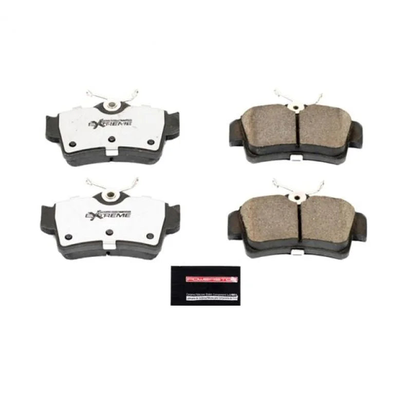 PowerStop Rear Z26 Extreme Street Brake Pads w/Hardware fits 1994-2001 2003-2004 Ford Mustang - Main Product View