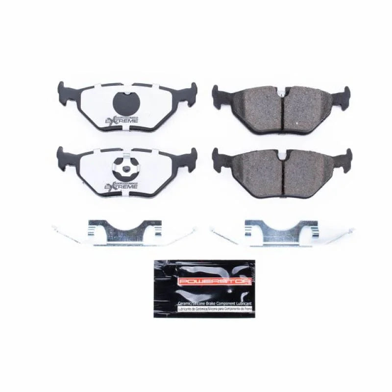 PowerStop Rear Z26 Extreme Street Brake Pads w/Hardware fits 1991-1998 BMW 318I / 1991-1997 BMW 318IS / 1995-1998 BMW 318T...