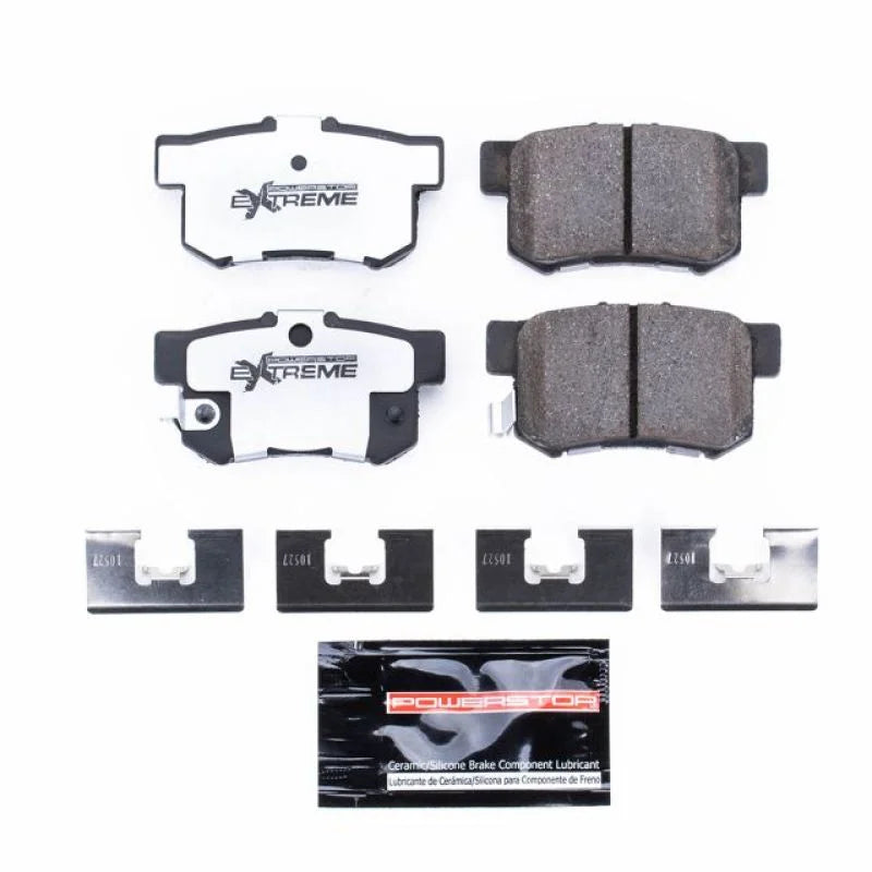 PowerStop Rear Z26 Extreme Street Brake Pads w/Hardware fits 2001-2003 Acura CL / 1991-1995 Acura Legend / 1995 Acura Lege...