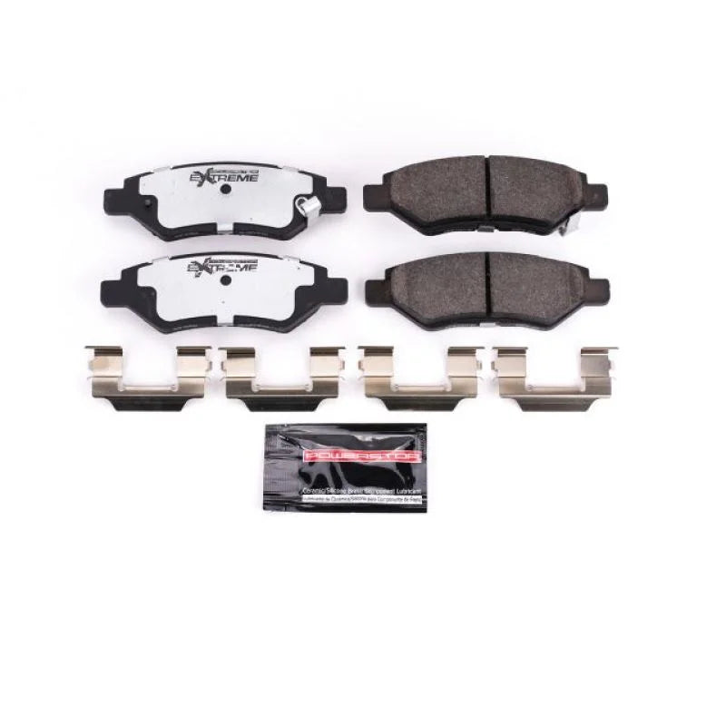 PowerStop Rear Z26 Extreme Street Brake Pads w/Hardware fits 2008-2014 Cadillac CTS / 2010-2014 Cadillac CTS Luxury / 2010...