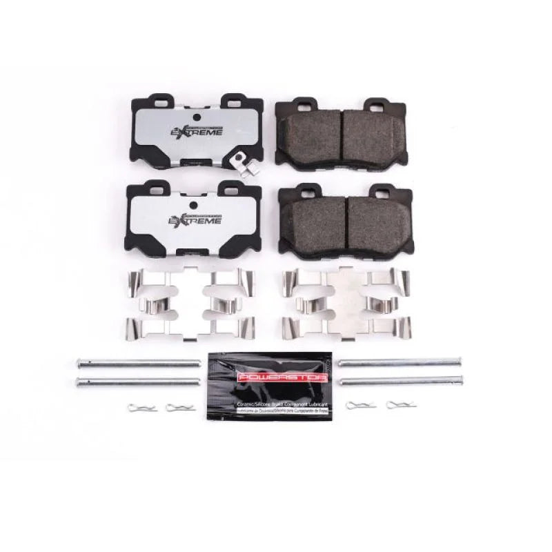 PowerStop Rear Z26 Extreme Street Brake Pads w/Hardware fits 2009-2013 Infiniti FX50 / 2009-2013 Infiniti G37 / 2011-2013 ...