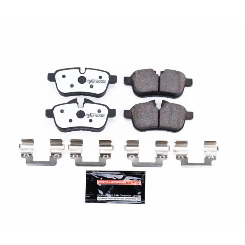 PowerStop Rear Z26 Extreme Street Brake Pads w/Hardware fits 2009-2016 BMW Z4 - Main Product View