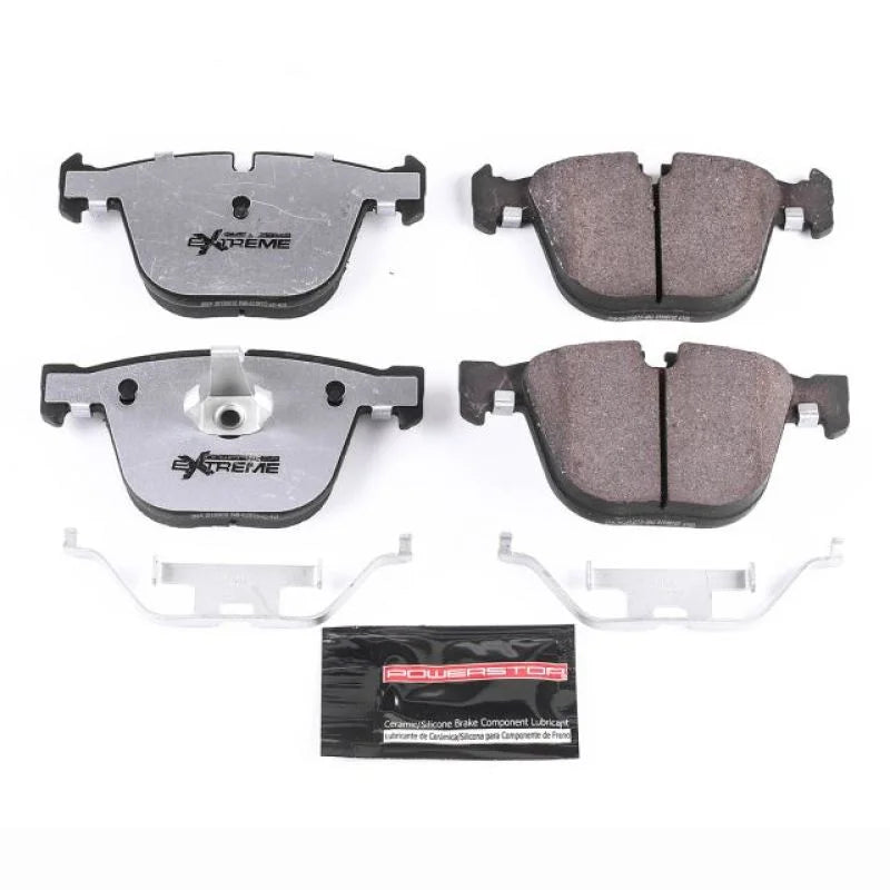 PowerStop Rear Z26 Extreme Street Brake Pads w/Hardware fits 2011 BMW 1 Series M / 2008-2010 BMW 535I / 2004-2005 BMW 545I...