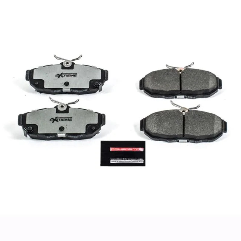 PowerStop Rear Z26 Extreme Street Brake Pads w/Hardware fits 2011-2014 Ford Mustang - Main Product View