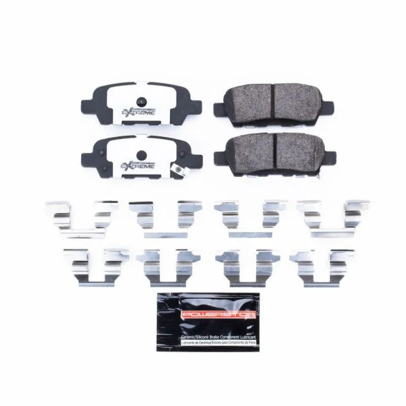 PowerStop Rear Z26 Extreme Street Brake Pads w/Hardware fits 2013 Infiniti EX37 / 2002-2025 Infiniti / Nissan - Main Produ...