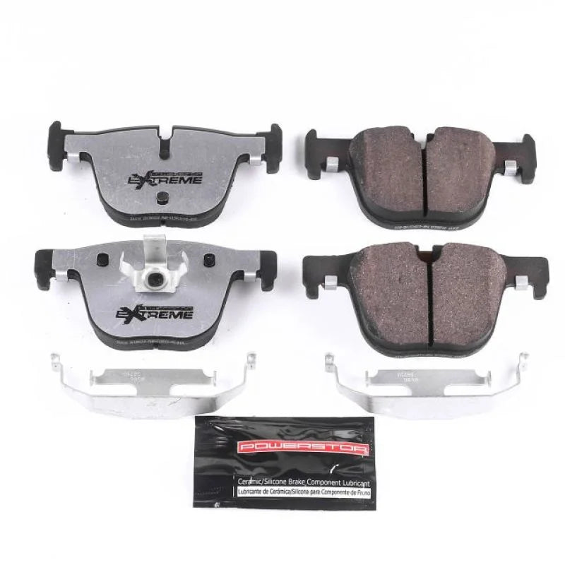 PowerStop Rear Z26 Extreme Street Brake Pads w/Hardware fits 2016 BMW 328I / 2015-2016 BMW 328I Xdrive / 2017-2018 BMW 330...