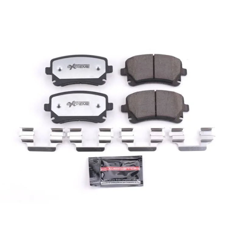 PowerStop Rear Z26 Extreme Street Brake Pads w/Hardware fits Audi A6 / 2005-2011 Audi A6 Quattro / 2006-2011 Audi A6 Quatt...