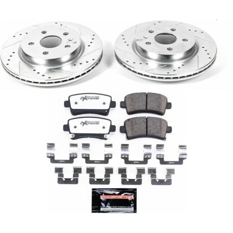 PowerStop Rear Z26 Street Brake Kit fits 2010 Buick Allure / 2012-2016 Buick LaCrosse / 2010 2011 Buick LaCrosse CX / 2012...