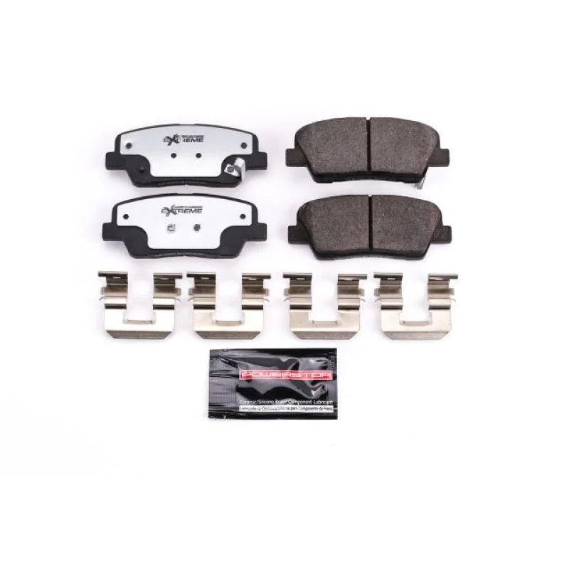 PowerStop Rear Z26 Street Brake Pad w/Hardware fits 2010 Hyundai Genesis 3.8 / Kia Borrego / 2009 Kia Borrego EX - Main Pr...
