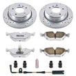 Load image into Gallery viewer, PowerStop Rear Z26 Street Warrior Brake Kit fits 2001-2003 BMW 525I / 1999-2000 BMW 528I / 1999-2003 BMW 540I - Main Produ...